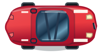 Red sports car